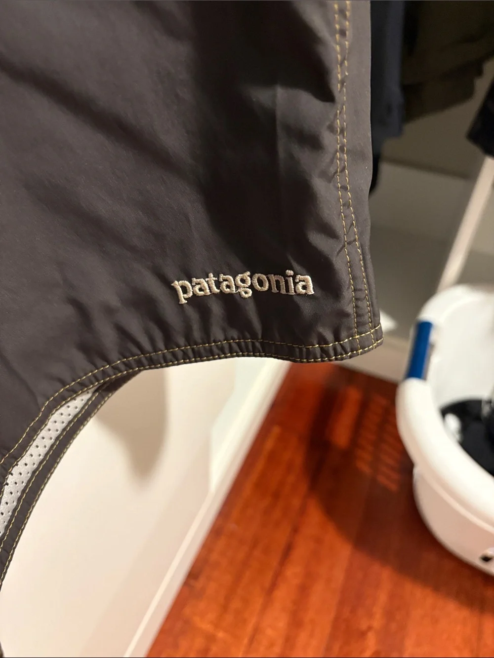 Patagonia Men's Dark Gray Swim Board Shorts